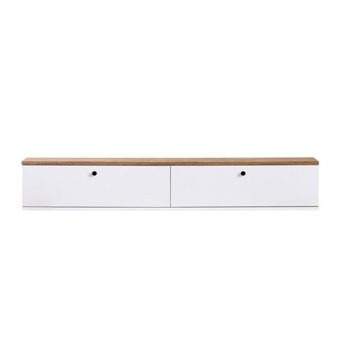 Nordure Ligne 160 Soporte para TV Pino Atlántico y Blanco